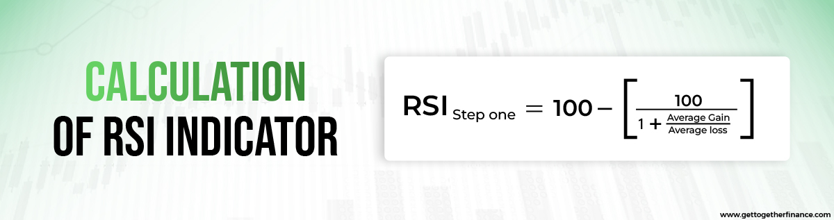 calculation of RSI indicator