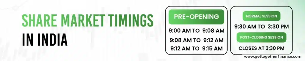 Share Market Timings in India