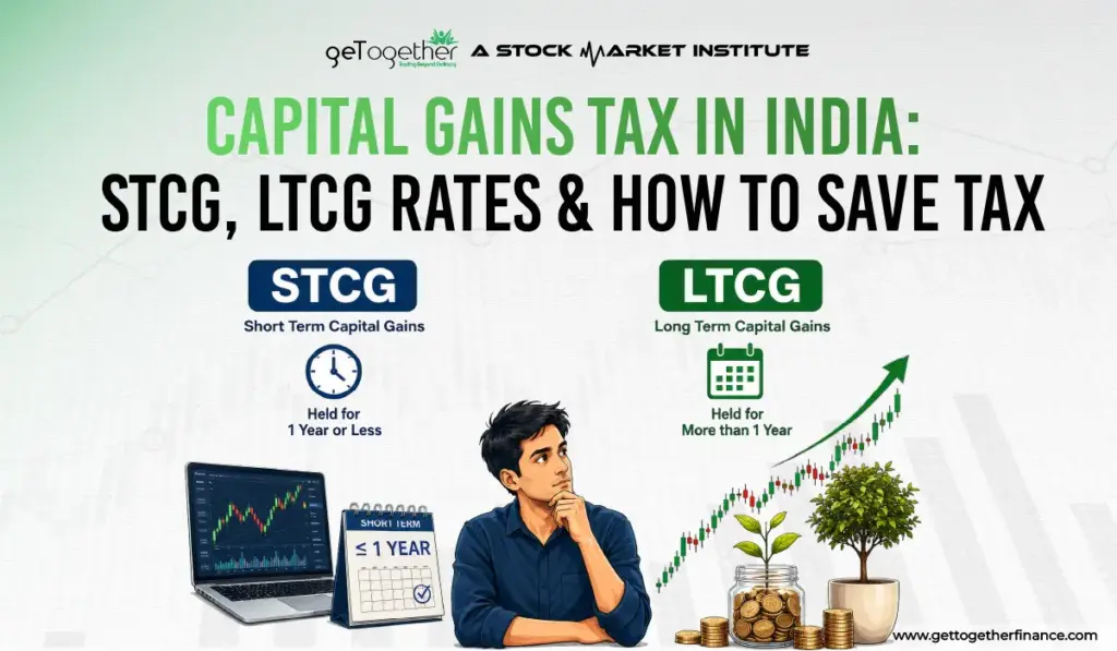 Capital Gains Tax in India: STCG, LTCG Rates & How to Save Tax