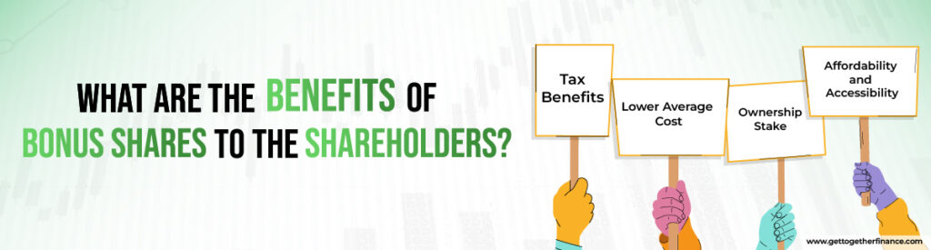 What are the benefits of bonus issues to the shareholders?