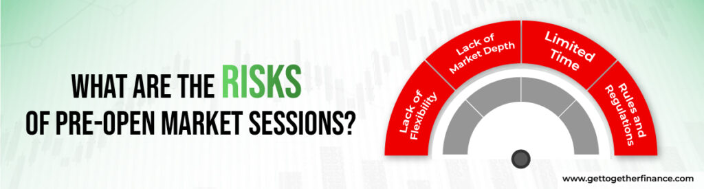 What are the risks of pre-open market sessions