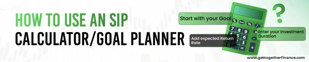 How to Use an SIP Calculator/Goal Planner