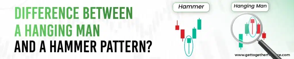 Difference between the Hanging Man and the Hammer pattern?