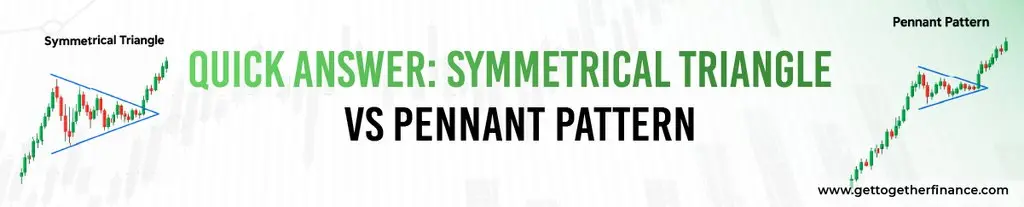 Quick Answer: Symmetrical Triangle vs Pennant Pattern