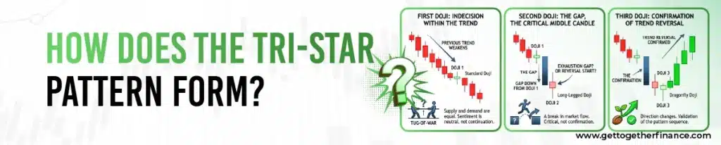 How Does the Tri-Star Pattern Form