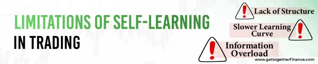 Limitations of Self-Learning in Trading