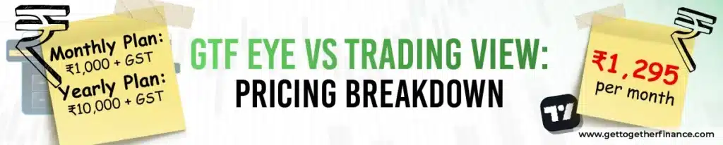 GTF EYE vs TradingView: Pricing Breakdown