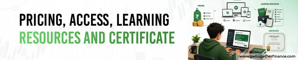 Pricing, Access, Learning Resources and Certificate