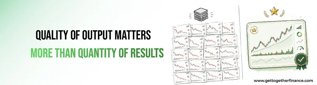 Quality of Output Matters More Than Quantity of Results