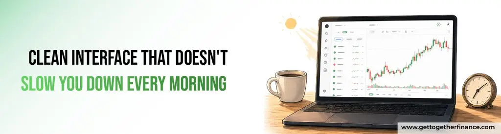 Clean Interface That Doesn't Slow You Down Every Morning