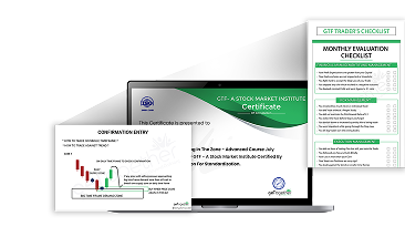 GTF course notes, certificate and trader checklist